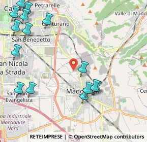 Mappa Via dell'Uliveto, 81024 Maddaloni CE, Italia (3.0925)