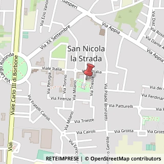 Mappa Viale italia angolo, Via Trieste, 81020 San Nicola la strada CE, Italia, 81020 San Nicola la Strada, Caserta (Campania)