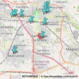 Mappa Viale italia angolo, 81020 San Nicola La Strada CE, Italia (2.975)