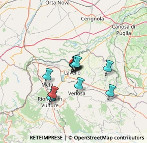 Mappa Via S. Lucia, 85024 Lavello PZ, Italia (9.735)