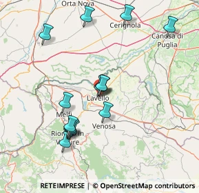 Mappa Via Santa Lucia, 85024 Lavello PZ, Italia (15.82286)