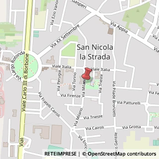 Mappa Via Milano, 40, 81020 San Nicola la Strada, Caserta (Campania)
