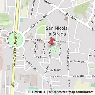 Mappa Via Milano,  14, 81020 San Nicola la Strada, Caserta (Campania)