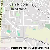 Kartta San Nicola la Strada