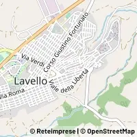 Mapa Lavello