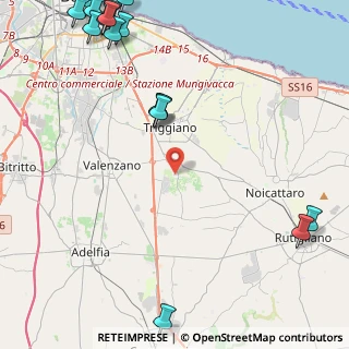 Mappa Via Francesco Petrarca, 70010 Capurso BA, Italia (7.42824)