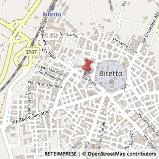 Mappa Via Palo, 38, 70020 Bitetto, Bari (Puglia)