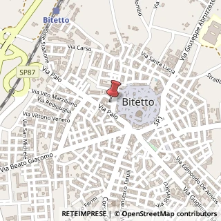Mappa Via Maddalena, 11, 70020 Bitetto, Bari (Puglia)