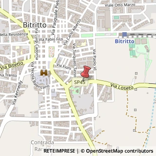 Mappa Via bitritto 35/a, 70020 Bitritto, Bari (Puglia)