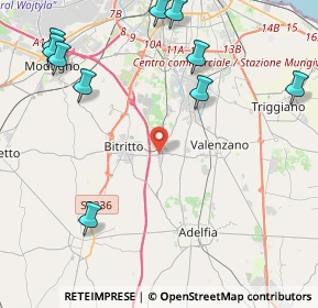 Mappa Via di Loseto Crispi Francesco, 70129 Bari BA, Italia (6.79714)