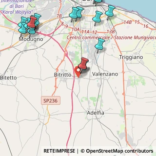 Mappa Via di Loseto Crispi Francesco, 70129 Bari BA, Italia (6.5345)