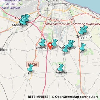 Mappa Via di Loseto Crispi Francesco, 70129 Bari BA, Italia (4.78688)