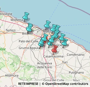 Mappa Via di Loseto Crispi Francesco, 70129 Bari BA, Italia (9.35563)