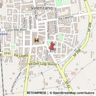 Mappa Via Casamassima, 36, 70010 Valenzano, Bari (Puglia)
