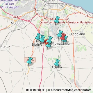 Mappa Via Valenzano, 70129 Bari BA, Italia (2.67909)