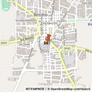 Mappa Piazza Leone, 14, 70020 Bitritto, Bari (Puglia)