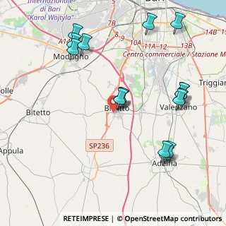 Mappa Via Trento, 70020 Bitritto BA, Italia (4.8775)