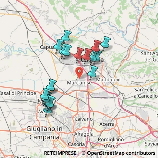 Mappa Traversa II Via Nicola Gaglione, 81020 Marcianise CE, Italia (7.47579)