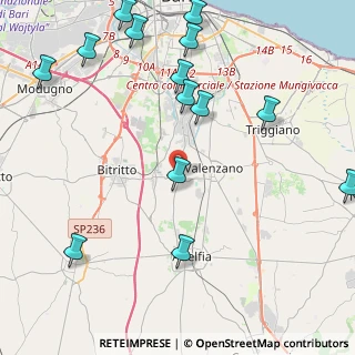 Mappa Strada Provinciale Ceglie del Campo-Adelfia, 70100 Bari BA, Italia (5.85929)