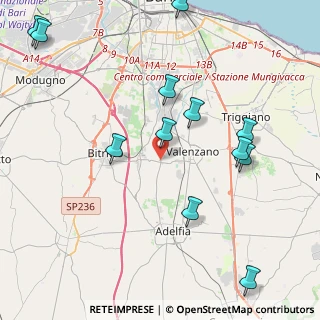Mappa Strada Provinciale Ceglie del Campo-Adelfia, 70100 Bari BA, Italia (5.3075)