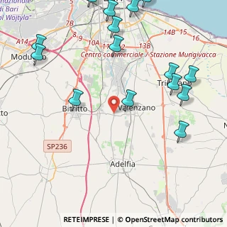 Mappa Strada Provinciale Ceglie del Campo-Adelfia, 70100 Bari BA, Italia (6.03067)