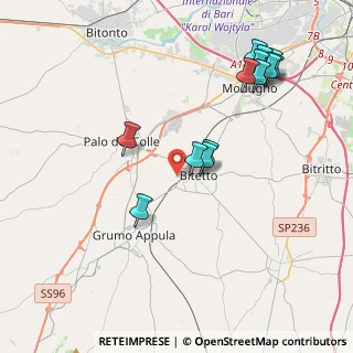 Mappa Contrada fratta, 70020 Bitetto BA, Italia (4.63308)