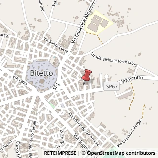 Mappa Via alessandro volta 3, 70020 Bitetto, Bari (Puglia)