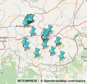 Mappa Via Risorgimento, 83059 Vallata AV, Italia (12.758)