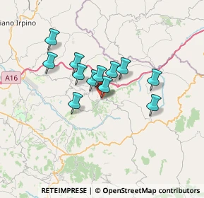 Mappa Via Risorgimento, 83059 Vallata AV, Italia (5.50333)