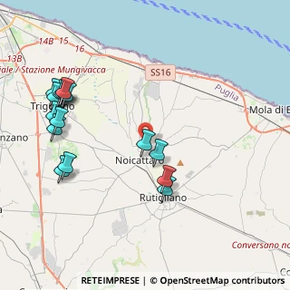 Mappa Via S. Vincenzo, 70016 Noicattaro BA, Italia (5.05)