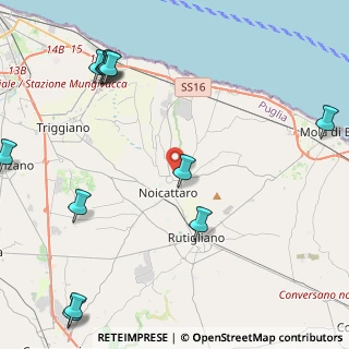 Mappa Via S. Vincenzo, 70016 Noicattaro BA, Italia (6.49583)