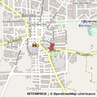 Mappa Via Loseto, 10, 70020 Bitritto, Bari (Puglia)