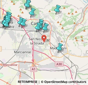 Mappa Via Appia località, 81100 Caserta CE, Italia (6.078)