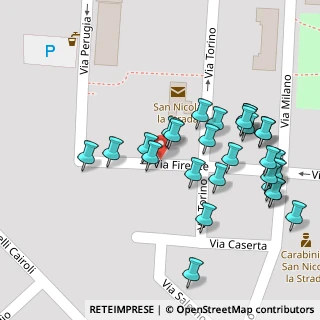 Mappa Via Firenze, 81020 San Nicola La Strada CE, Italia (0.06897)