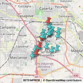 Mappa Via Firenze, 81020 San Nicola La Strada CE, Italia (1.318)