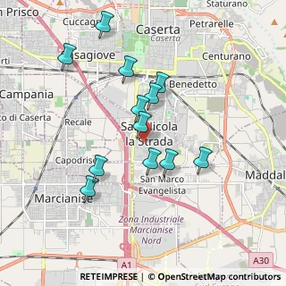Mappa Via Firenze, 81020 San Nicola La Strada CE, Italia (1.80583)