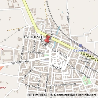 Mappa Via Bari, 25, 70010 Capurso, Bari (Puglia)