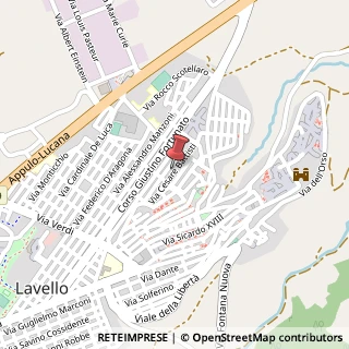 Mappa Via Oberdan, 58, 85024 Lavello, Potenza (Basilicata)