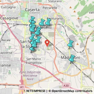 Mappa Via Thomas Alva Edison, 81100 Caserta CE, Italia (1.88471)