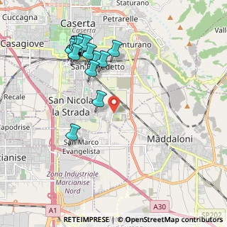 Mappa Via Thomas Alva Edison, 81100 Caserta CE, Italia (2.32813)
