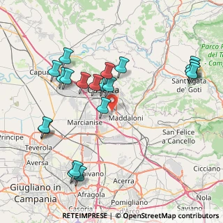 Mappa Via Thomas Alva Edison, 81100 Caserta CE, Italia (9.41)
