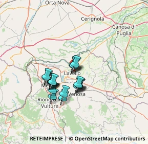 Mappa Piazza Plebiscito, 85024 Lavello PZ, Italia (10.6325)