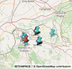 Mappa Piazza Plebiscito, 85024 Lavello PZ, Italia (9.1615)
