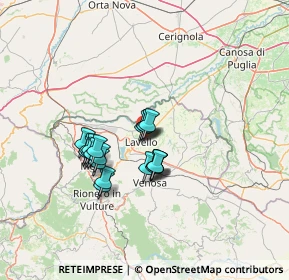 Mappa Piazza Plebiscito, 85024 Lavello PZ, Italia (10.9445)