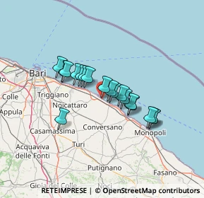 Mappa Strada comunale litoranea per Cozze, 70042 Mola di Bari BA, Italia (10.47056)