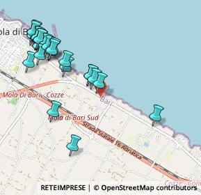 Mappa Strada comunale litoranea per Cozze, 70042 Mola di Bari BA, Italia (1.32759)