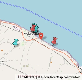 Mappa Strada comunale litoranea per Cozze, 70042 Mola di Bari BA, Italia (2.56182)
