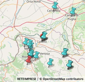 Mappa Via Frate Ruggiero, 85024 Lavello PZ, Italia (17.97842)