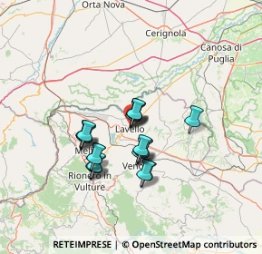Mappa Via Vittorio Veneto, 85024 Lavello PZ, Italia (11.2245)