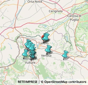 Mappa Via Frate Ruggiero, 85024 Lavello PZ, Italia (12.29938)